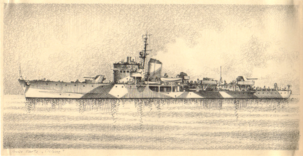1942 - Avviso scorta 'Ciclone'